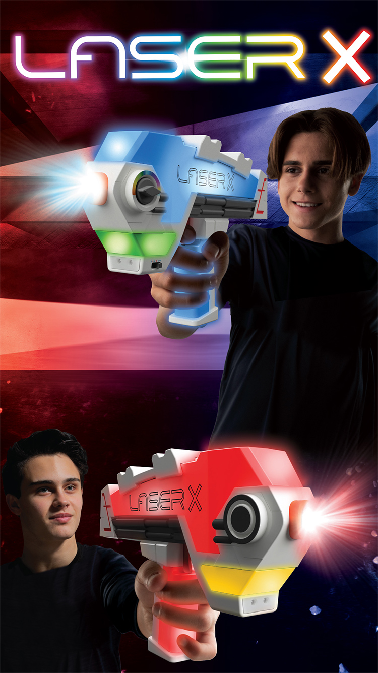 LASER X - TOYPRO - IN and OUT door fun - everywhere and anywhere.